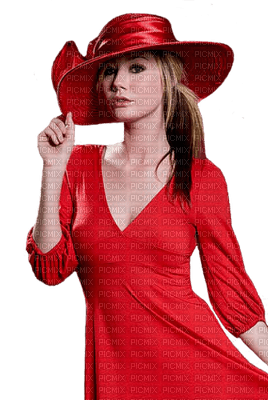 woman in red by nataliplus - png gratuito