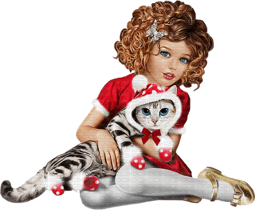 Girl, Christmas. Leila - бесплатно png