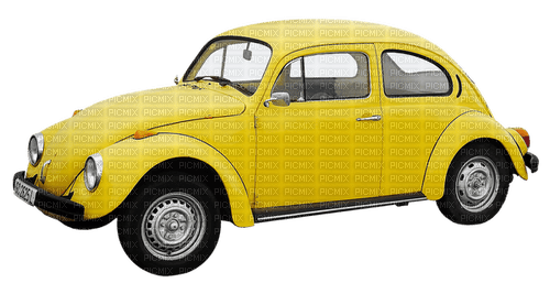 Car Yellow Black  - Bogusia - gratis png