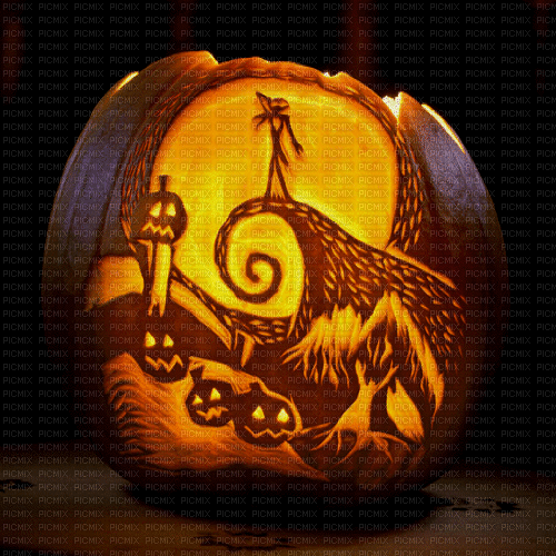 halloween bg gif pumpkin light - Ingyenes animált GIF