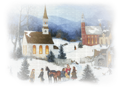 loly33 fond paysage hiver noel - фрее пнг