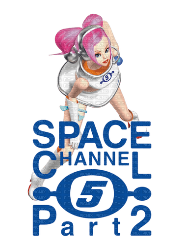 Space Channel 5 logo poster - zadarmo png