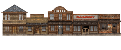 saloon house maison bâtiment batiment  building haus tube   western wild west  occidental wilde westen ouest sauvage - zadarmo png