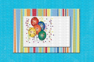multicolore image encre ink bon anniversaire rayures color effet ballons  edited by me - PNG gratuit