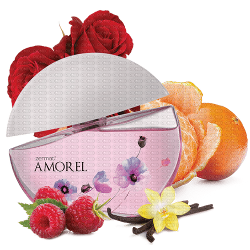 Perfume Fruit Flowers Deco - Bogusia - png gratuito