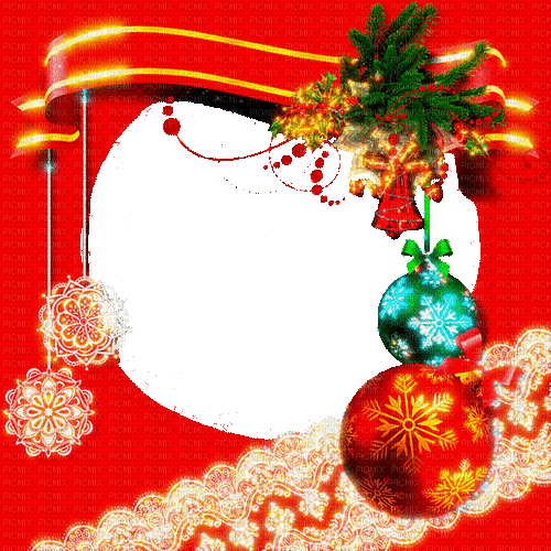 christmas frame by nataliplus - Darmowy animowany GIF