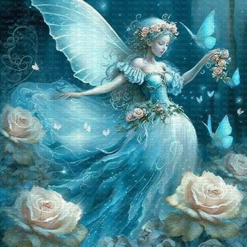 blue fairy - zdarma png