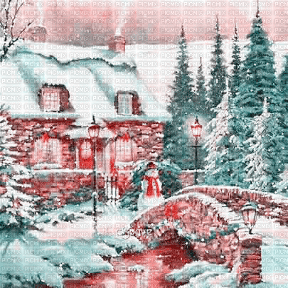 soave background animated winter christmas vintage - GIF เคลื่อนไหวฟรี