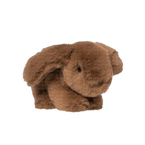 soft brown bunny plushie - фрее пнг