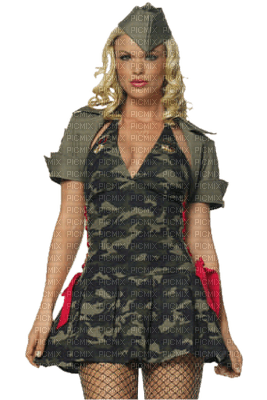 woman in uniform bp - png ฟรี