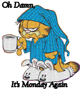 Garfield - Darmowy animowany GIF