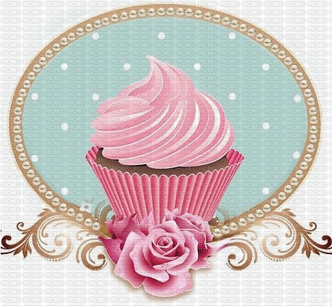 Background Cupcake - gratis png