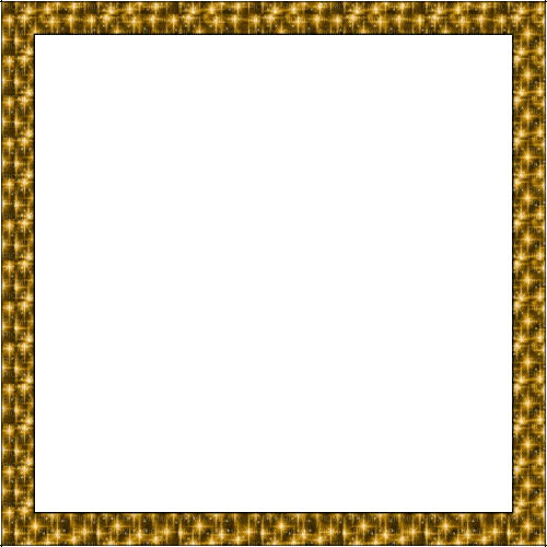 Gold brown sparkles frame gif - Free animated GIF