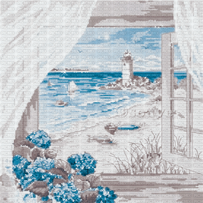 soave background animated vintage summer windows - Gratis geanimeerde GIF
