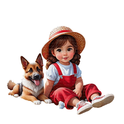 baby child kind dog milla1959 - Ingyenes animált GIF