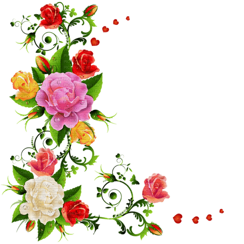 Roses deco - zadarmo png