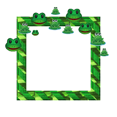 Small Green Frame - GIF animado gratis