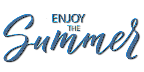 Enjoy the Summer.Text.Victoriabea - PNG gratuit