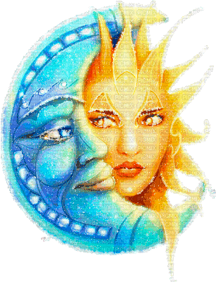 Y.A.M._Fantasy Moon, Sun - Ingyenes animált GIF