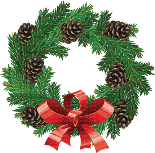 Christmas wreath. Christmas decoration. Leila - nemokama png