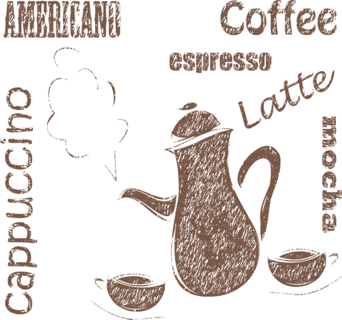 deco background text transparent coffee kikkapink - PNG gratuit