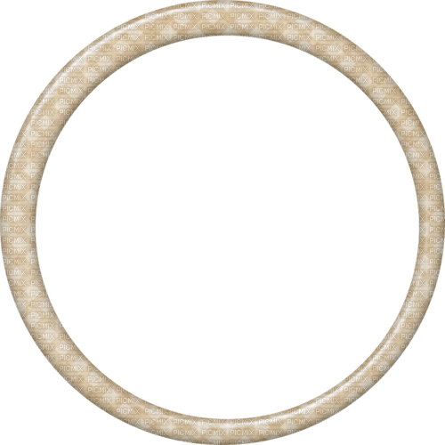 Cadre Rond Beige:) - Free PNG