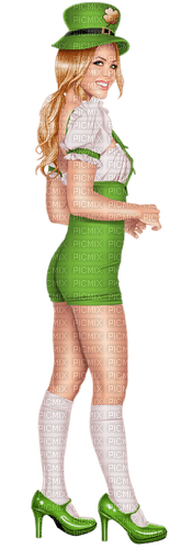 st. Patrick woman  by nataliplus - gratis png