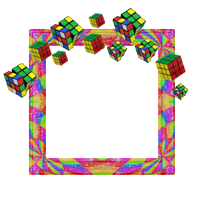 Small Rainbow Frame - Ilmainen animoitu GIF