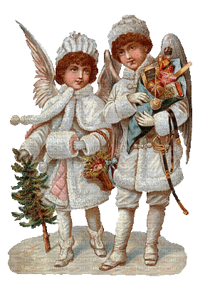 Christmas angels - Ingyenes animált GIF