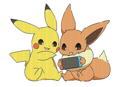 ..:::Pikachu & Eevee:::.. - 無料png
