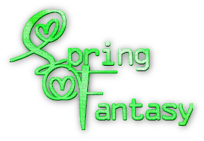 soave text spring fantasy green - PNG gratuit