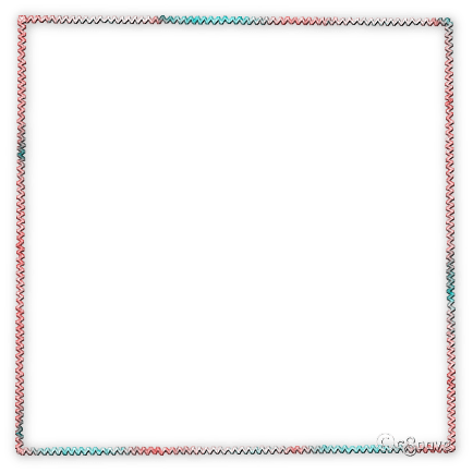 soave frame border art deco vintage pink teal - PNG gratuit