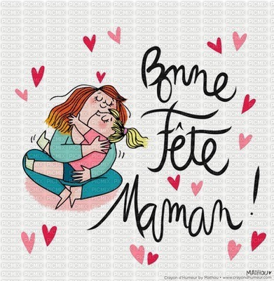 bonne fe´te Maman - ücretsiz png