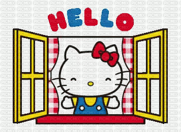 Hello kitty cute kawaii mignon pink, Карина - GIF animado gratis