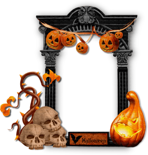 halloween frame by nataliplus - ücretsiz png