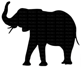 Kaz_Creations Elephant Silhouettes Silhouette - Free PNG