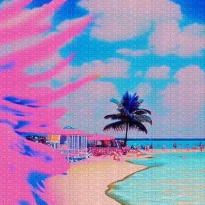 90s Beach - 免费PNG