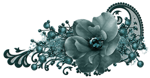 green flowers deco - 無料png