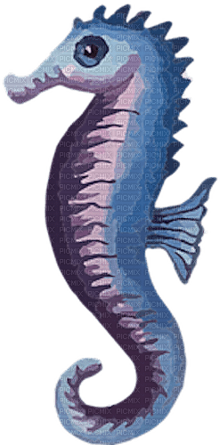 dolceluna purple blue summer animal - PNG gratuit