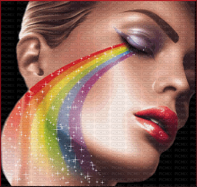 rainbow laurachan - GIF animé gratuit