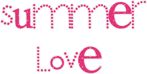 Summer Love Text - Bogusia - Bezmaksas animēts GIF