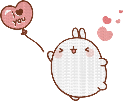 Cute mignon kawaii rabbit bunny lapin adorable - ücretsiz png