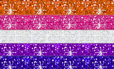 Bi lesbian pride flag glitter - Darmowy animowany GIF