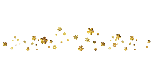 Golden Flowers - Free animated GIF