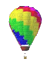 hot air balloon bp - GIF animado gratis