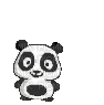 панда Карина - Бесплатный анимированный гифка