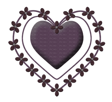 Kaz_Creations Deco Heart Flowers Colours - gratis png