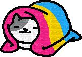 Pansexual cat - PNG gratuit