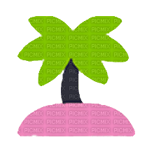 Intergalactic Vacation palm tree - 免费PNG