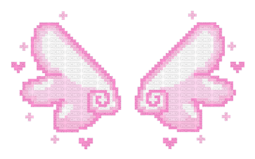 Pixel Pink Wings - zdarma png